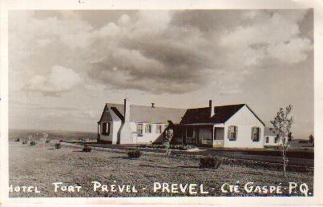 gaspe hotel fort prevel 1951