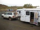 IMG_1545  Caravanys or Grey nomads, heading south for the summer.JPG