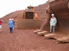 IMG_1599 Tracy in a bucket at the  Hammersley Iron Mine.JPG