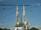 IMG_2656 Votivekirche is neo-Gothic. Contrast with the trolley wires.JPG