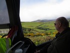 IMG_2712  Typical countryside. Green fields, golden gorse, hedgrows, and low hills..JPG