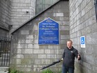 IMG_3557  St Nicholas Church and our guide, Connor.JPG
