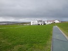 IMG_3980  the Causeway Hotel.  On the right is a sky-light from the underground Visitor Centre.JPG